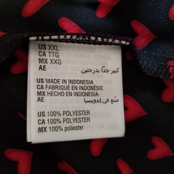 NWT- Maison Jules Heart Blouse - Picture 6 of 6